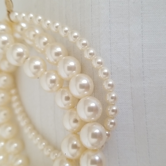 Vintage RMN Triple Strand Pearl Bracelet Gold - Picture 2 of 4